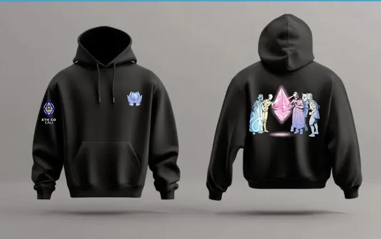 Black Ethereum hoodie